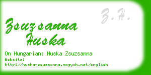 zsuzsanna huska business card